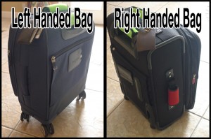 Left and right handed bags