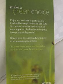 a green card with text