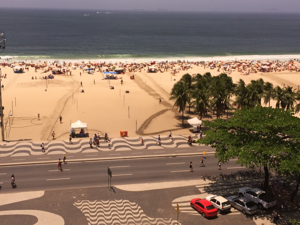 View from the JW Marriott in Copacabana Beach