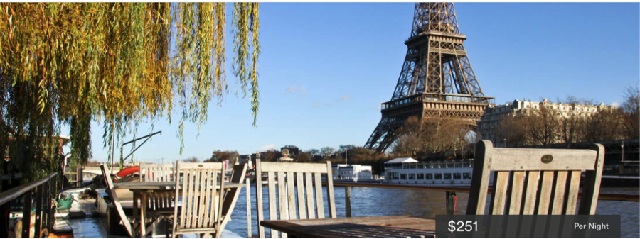 Eiffel Tower houseboat